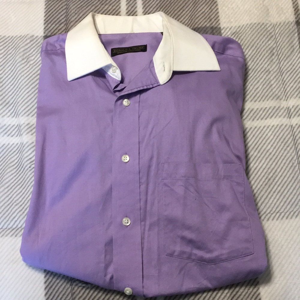 Donald J. Trump dress shirt with cuff links